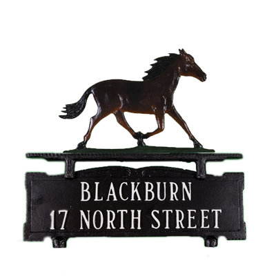 Metal Mailbox Sign