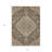 3' X 5' Chocolate Beige And Gray Oriental Washable Indoor Outdoor Area Rug