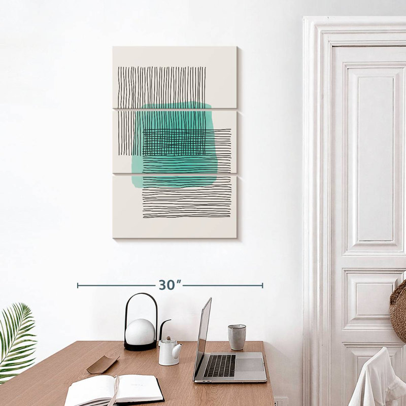 Avery Lines On Square, H 32 po x l 20 po