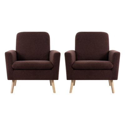 Ensemble de 2 chaises d'appoint Vanetten
