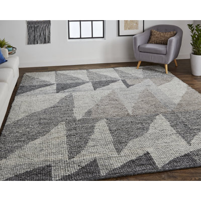 Tapis en laine Dashawn Minimalist