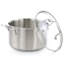 Casserole en acier inoxydable de 2,6 pintes avec couvercle