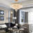 Hariesh 6 - Dimmbale Empire Gold Chandelier With Crystal Decorations