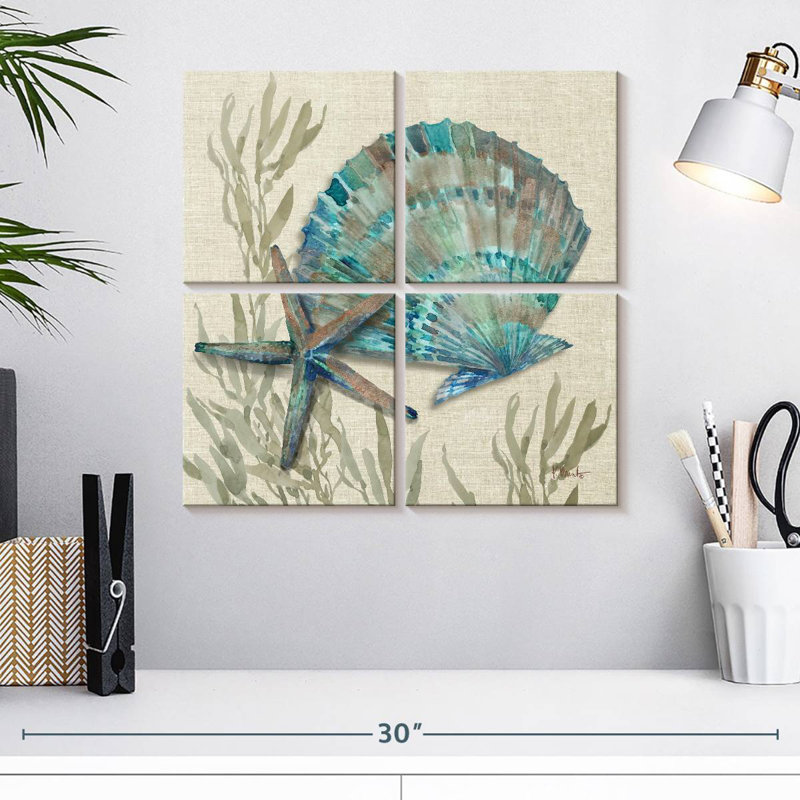 Coquilles de plage Aletra Crescent II, H 18 po x l 18 po