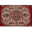 Tapis oriental géométrique Kazak fait à la main 8 x 10