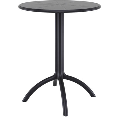 Round Outdoor Bar Table - 60 cm W 60 cm D