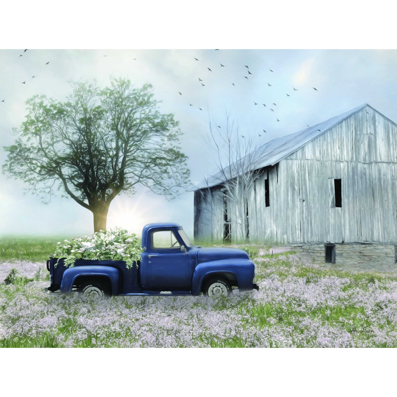 «I Must Have Flowers», reproduction sur toile, H 12 po x l 16 po, Impression encadrée sans passe-partout, Doré