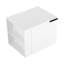 Lavabo de salle de bain 24 po pour salles de bain spacieuses - Armoire moderne sans lavabo, chêne blanc américain, composable, grands espaces de salle de bain composable blanc, chaleur de cuisson-130431056