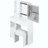 Small Size Left Drawer Desktop Vanity Table + Cushioned Stool, Large Sliding, Touch Control, Tri-Color Switching, Brightness Adjust LED Mirror, High Capacity Storage, Suitable For Small Space-662215087