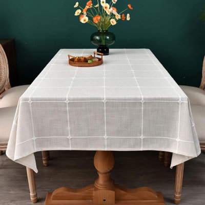 Square Natural Outdoor Table Cloth