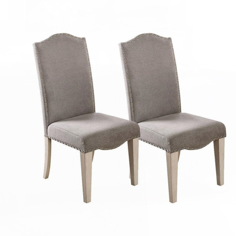 Chaises d'appoint blanches antiques