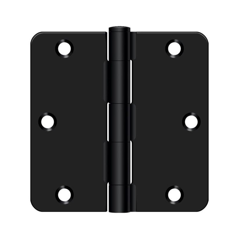 Steel Hinge, Paint Black
