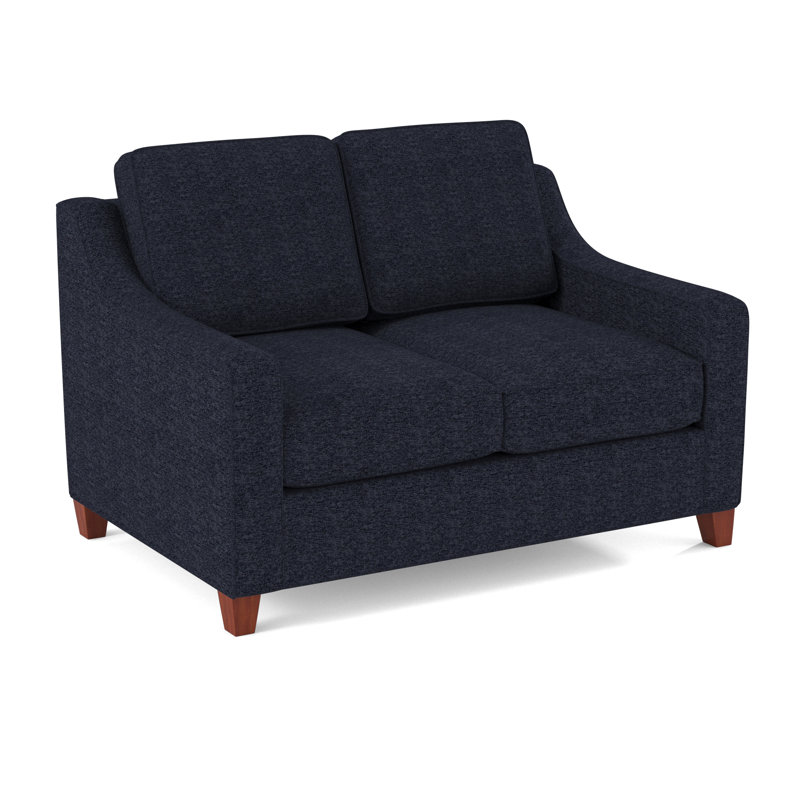 Clark 54" Square Arm Sofa Bed, BM Cherry, Antic Lagoon