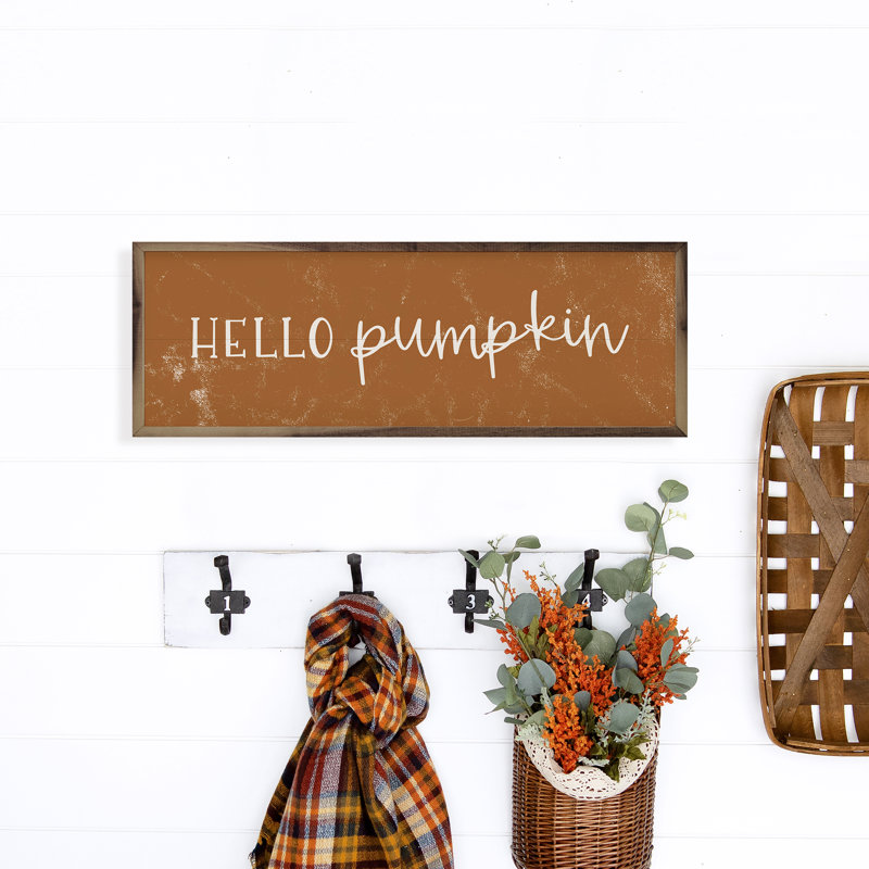 " Hello Pumpkin "