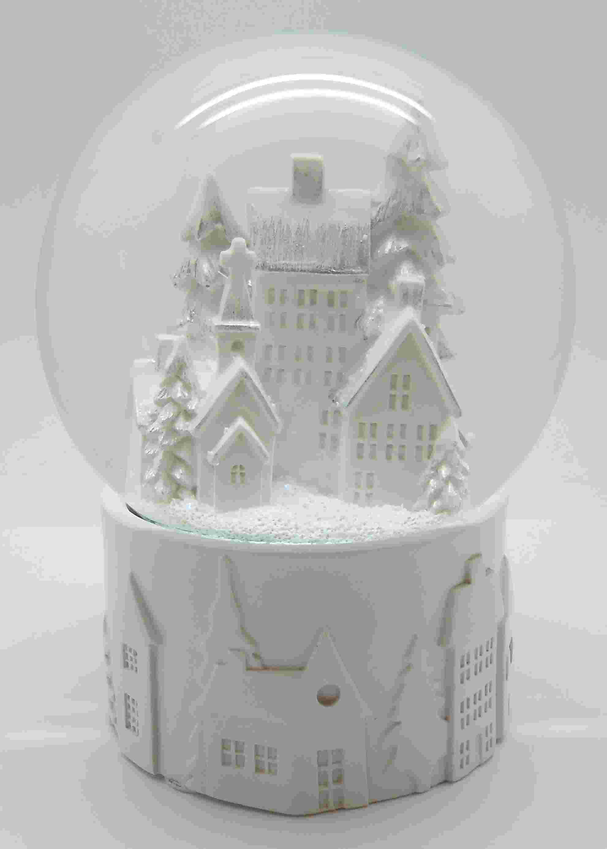 Fishing Moose Large Snow Globe