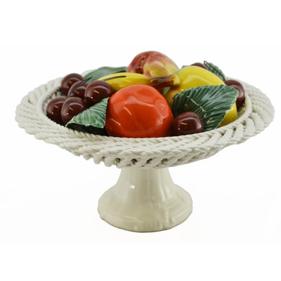 Authentique centre de table en porcelaine Capodimonte