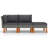 Rashim 23.6" Wide Eucalyptus Square Patio Sectional Set with Cushions-710194209-710194214