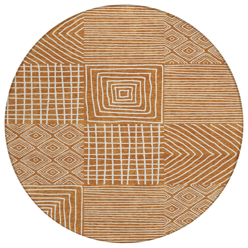 Tapis rond 8 po