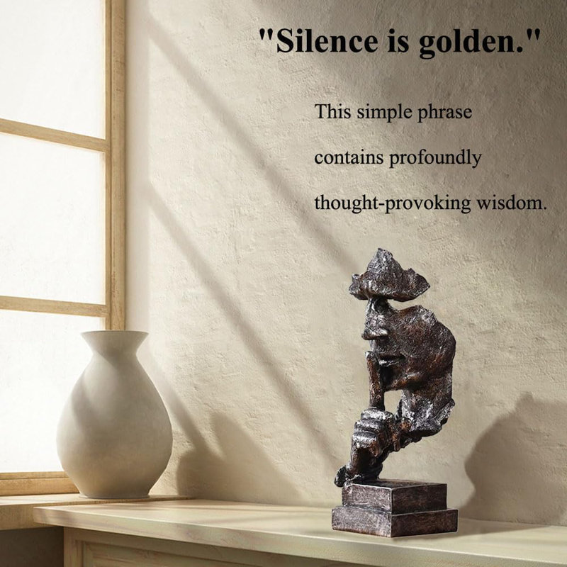 Silence Is Golden Statue