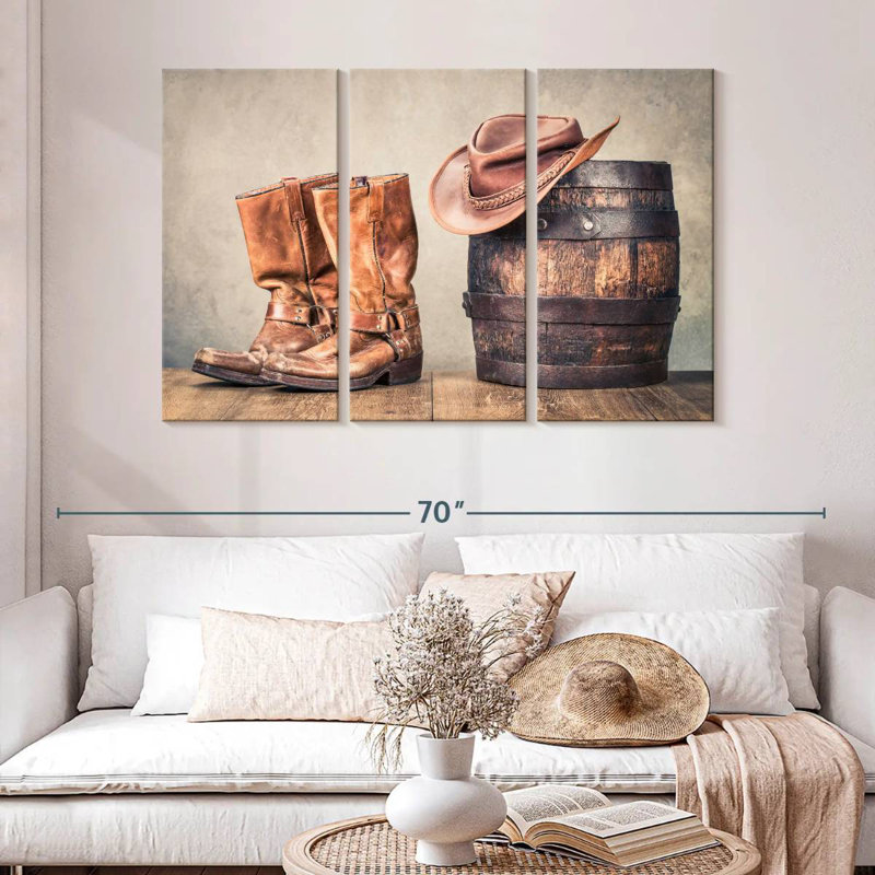 Lelar Western Cowboy Style, 32" H x 50" W