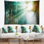 Tapisserie «Landscape Magic Blue Forest»-28503784