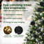 Artificial Hinged Christmas Tree with Flocked Snow-1693989640-1693989642