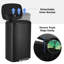 Pedal Bin, Soft-close Pedal Bin, Large Waste Bin With Lid, Removable Inner Bucket, Odour Isolate, For Kitchen, Bathroom, Office Step On Multi-Compartments Trash & Recycling Bin-1115106101-1124676625