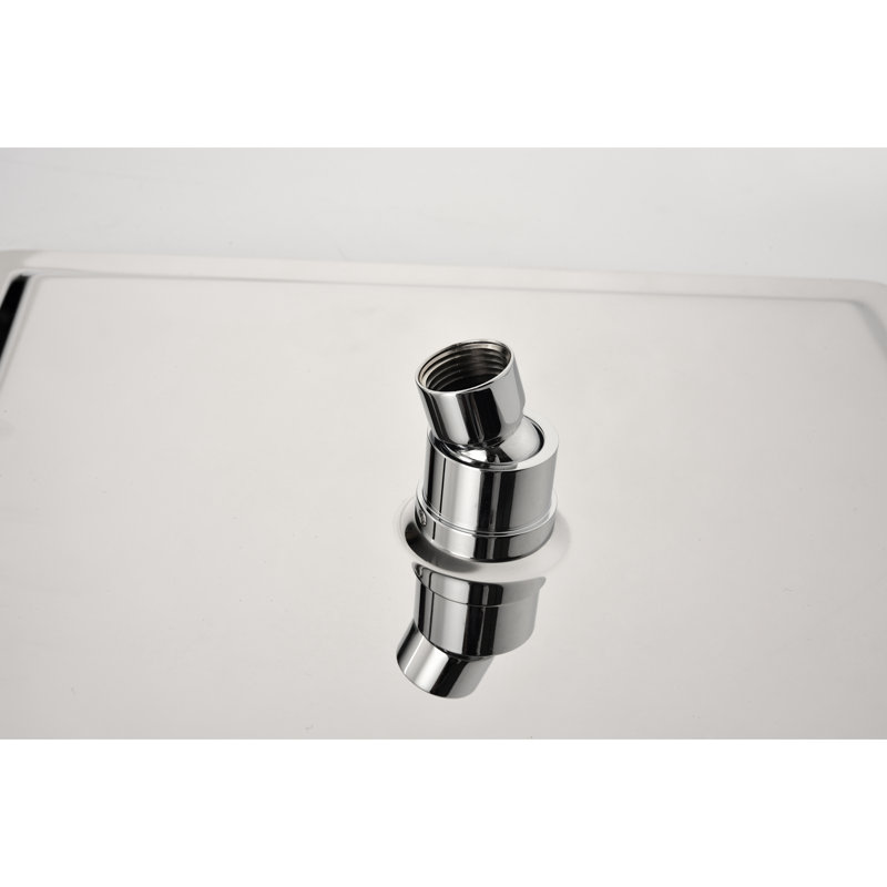 Robinet de pomme de douche mural, Chrome