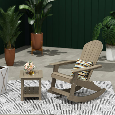 Chaise berçante d'extérieur avec table Arrir