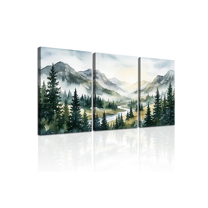 3 Piece Wrapped Canvas Print
