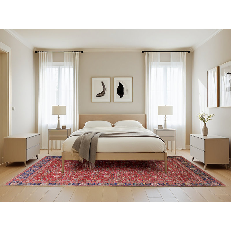 Oriental Indoor Rug, Rectangle 5' x 8'