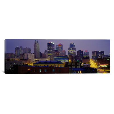 " Buildings Lit Up At DuskKansas City, Missouri, USA " by Panoramic Images
