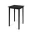 Table grise minimaliste d'extérieur gris foncé