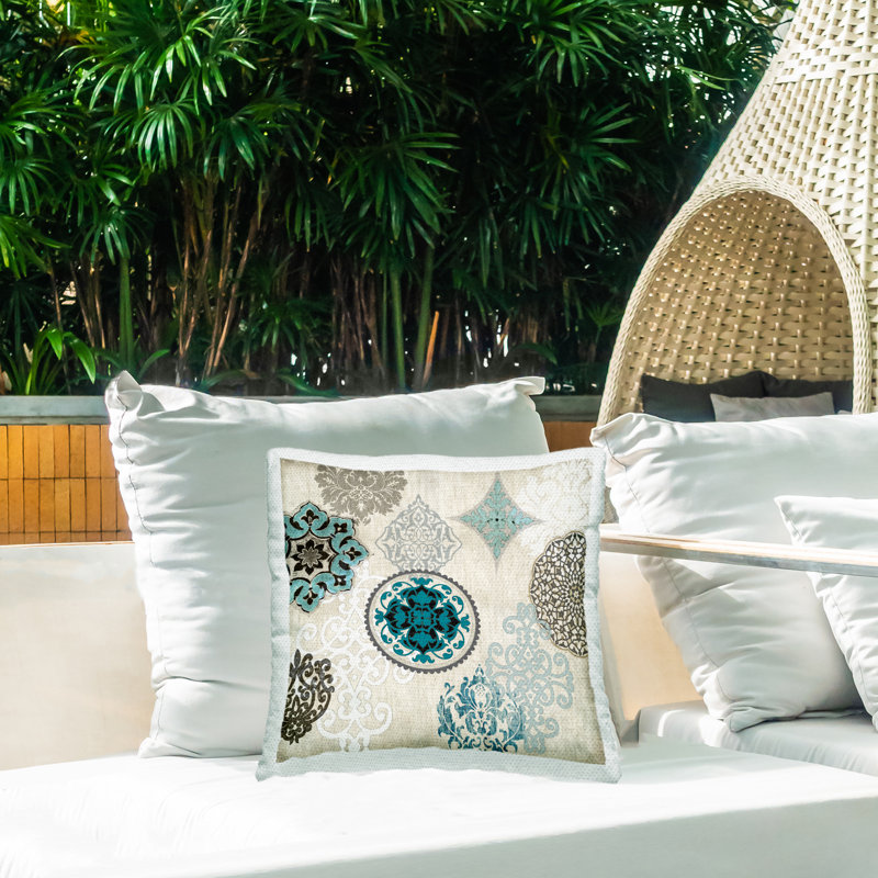 Geometric Outdoor Throw Pillow