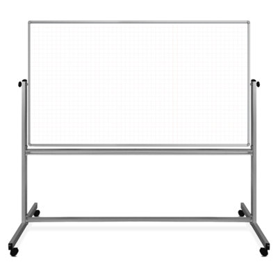 Freestanding Steel Reversible Magnetic Large - 6' - 8' Whiteboard