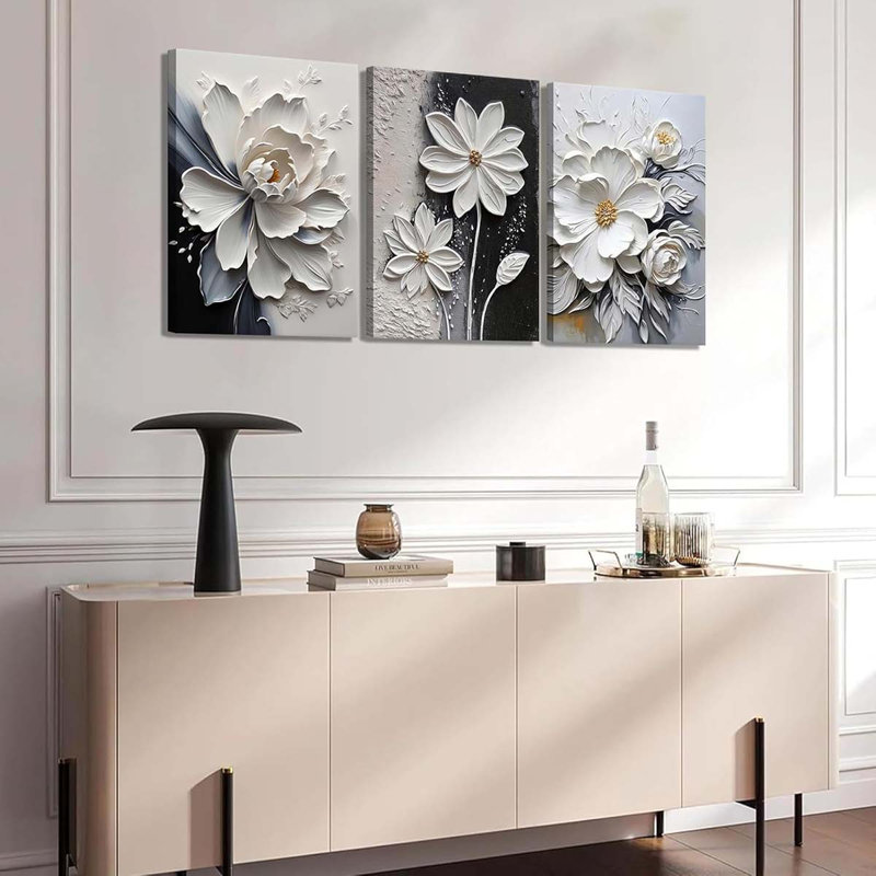 3 Piece Wrapped Canvas Print, 40 cm H x 30 cm W