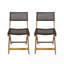 Ensemble de 2 chaises de bistro d'extérieur-1938022648