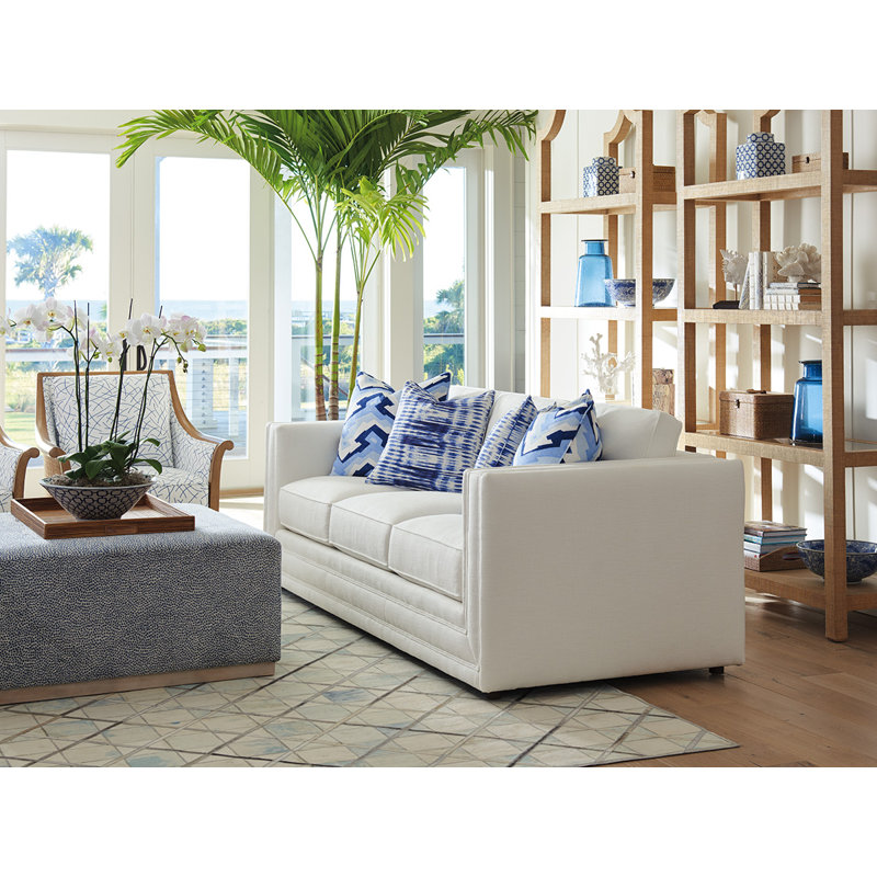Repose-pieds Clayton, Bleu / gris, Rives Cameo