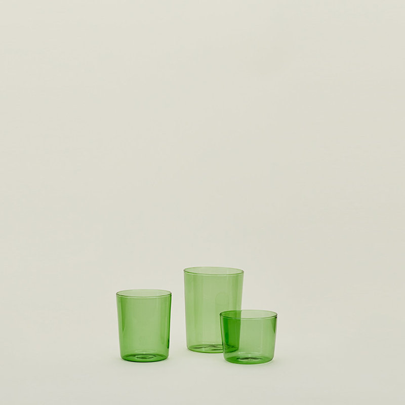 Colorful Stackable Borosilicate Glass Cup Set of 4