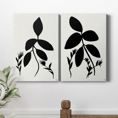 " Silhouette Garden I " 2 - Pieces