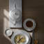 White Fluted Half Lace Teapot