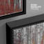Aspen Birch White Birch Trees with Autumn Red Leaves Nature Forest Wilderness Realism, décor rustique sur toile-97559031-97559030