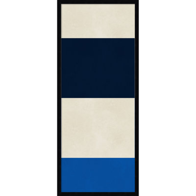  Tableau d'affichage encadré en tissu, chevauchant la géométrie 6 par Viter Costa, imprimé pour une utilisation comme tableau d'affichage ou organisation murale
