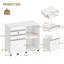 3-Drawer Mobile File Cabinet With Lock