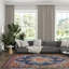 Tapis oriental bleu Faariz-2006293938