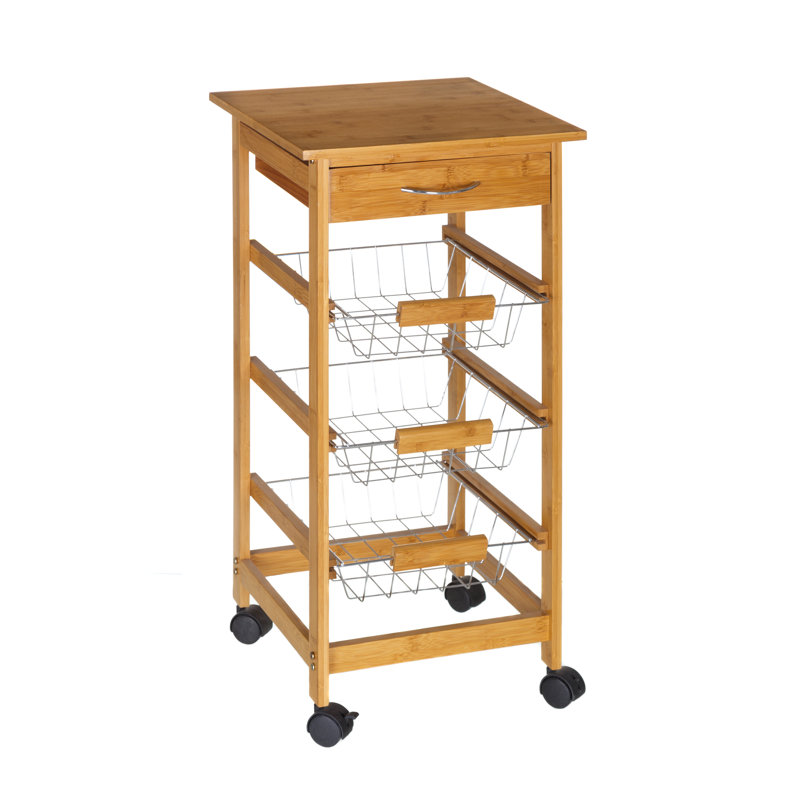 Marilee Solid Wood Kitchen Cart