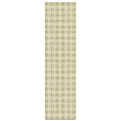 Imagine Figurative Shortstop Plaid Area Rug