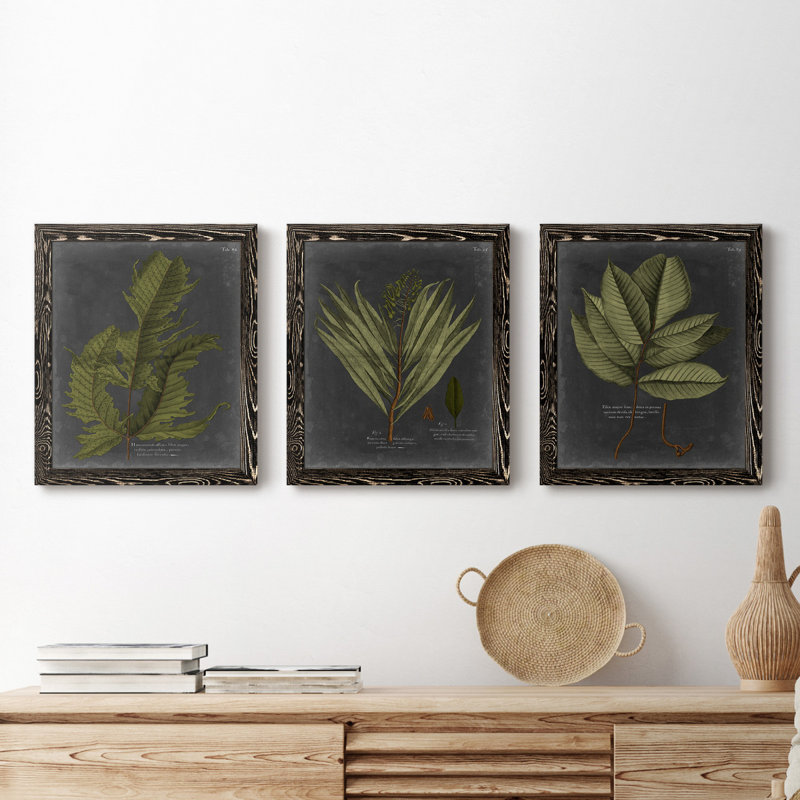 «Luminous Bay I», ensemble de 3 peintures sur toile encadrées, Noir, H 20 po x l 51 po x P 1,5 po