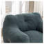 Fauteuil poire en tissu Teddy