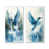 Cadre flottant blanc